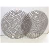 Image 1 : 2 CIRCULAR WALL HANGINGS (24")