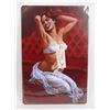 Image 1 : NEW PIN-UP STYLE RED HAIR BEAUTY METAL SIGN