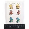 Image 1 : NEW CUTE WOODEN DINOSAUR STUD EARRINGS