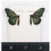 Image 1 : NEW RHINESTONE BUTTERFLY STUD EARRINGS