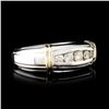 Image 3 : 14K Gold 0.52ctw Diamond Ring