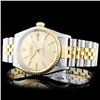 Image 2 : Rolex YG/SS DateJust 36mm Champagne Wristwatch