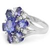 Image 2 : 14K Gold 5.00ct Tanzanite & 0.50ct Diamond Ring