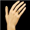 Image 4 : 18K Gold 1.63ct Sapphire & 0.74ctw Diamond Ring