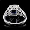 Image 3 : 14K White Gold 1.49ct Tanzanite & 0.42ct Diamond R