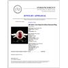 Image 5 : 18K Gold 1.21ct Ruby & 0.29ctw Diamond Ring