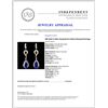 Image 3 : 18K Gold 17.66ct Tanzanite & 2.62ctw Diamond Earri