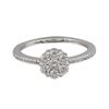 Image 1 : 14k White Gold 0.56ct Diamond Ring