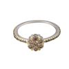 Image 1 : 14k White Gold 0.60ct Brown Diamond Ring
