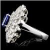 Image 3 : 18K White Gold 2.27ct Tanzanite & 2.14ct Diamond R