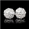 18K White Gold 1.16ctw Diamond Earrings