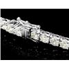 Image 2 : ^18k White Gold 12.00ct Diamond Tennis Bracelet