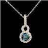 Image 1 : 14K Gold 0.56ctw Diamond Pendant
