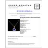 Image 4 : 18K Gold 6.84ct Tanzanite & 1.96ctw Diamond Pendan