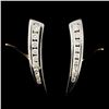 14K Gold 0.43ctw Diamond Earrings