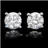Image 1 : 14k White Gold 1.50ct Diamond Earrings