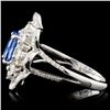 Image 3 : 18K White Gold 2.00ct Sapphire & 0.98ct Diamond Ri