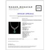Image 3 : 18K Gold 5.58ct Emerald & 2.10ct Diamond Necklace