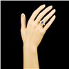 Image 4 : 18K Gold 2.18ct Sapphire & 1.91ctw Diamond Ring