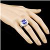 Image 3 : 18K Gold 6.20ct Tanzanite & 1.78ctw Diamond Ring