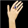 Image 4 : 14K Gold 11.22ct Tanzanite & 2.61ctw Diamond Ring