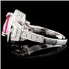 Image 3 : 18K Gold 2.18ct Ruby & 1.09ct Diamond Ring