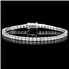 Image 1 : ^18k White Gold 5.00ct Diamond Bracelet