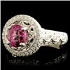 Image 2 : 18K Gold 1.69ct Spinel & 0.47ctw Diamond Ring