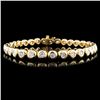 Image 1 : 18K Gold 2.67ctw Diamond Bracelet