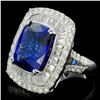 Image 3 : 18K White Gold 17.88ct Tanzanite & 4.24ct Diamond