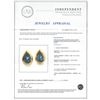 Image 2 : 18K Gold 7.60ct Topaz Earrings