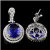 Image 2 : 18K White Gold 15.96ct Tanzanite & 2.46ct Diamond