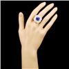 Image 4 : 18K Gold 7.60ct Tanzanite & 3.33ctw Diamond Ring