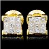 18K Gold 0.50ctw Diamond Earrings