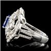 Image 3 : 18K White Gold 1.77ct Tanzanite & 1.91ct Diamond R