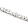 Image 3 : 18k White Gold 12.00ct Diamond Tennis Bracelet