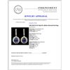 Image 3 : 14K Gold 9.27ct Opal & 1.86ctw Diamond Earrings