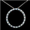 Image 1 : 18K Gold 0.62ctw Fancy Diamond Pendant