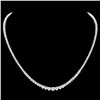 Image 1 : 18k White Gold 9.00ct Diamond Necklace