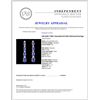 Image 4 : 14k Gold 7.00ct Tanzanite & 0.50ct Diam Earrings