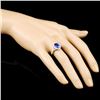Image 3 : 14K Gold 2.35ct Tanzanite & 0.45ctw Diamond Ring