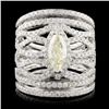 Image 1 : 14K Gold 2.58ctw Diamond Ring
