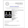 Image 3 : 18K Gold 5.35ct Sapphire & 2.00ctw Diamond Earring