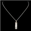 Image 1 : 14K Gold 0.46ctw Diamond Pendant