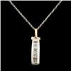 Image 2 : 14K Gold 0.46ctw Diamond Pendant