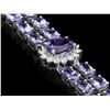 Image 2 : `14k Gold 20.00ct Tanzanite & 1.50ct Diamond Brace