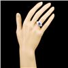 Image 4 : 18K Gold 2.01ct Sapphire & 0.80ctw Diamond Ring