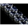 Image 2 : `14k Gold 50.00ct Sapphire & 0.55ct Diamond Bracel