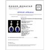 Image 3 : 18K Gold 9.03ct Tanzanite & 2.27ct Diamond Earring