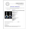 Image 3 : 14K Gold 14.01ct Topaz & 1.86ctw Diamond Earrings